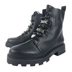 Karl Lagerfeld Paris Everyday Cold Weather Mela Combat Boot 9.5 M